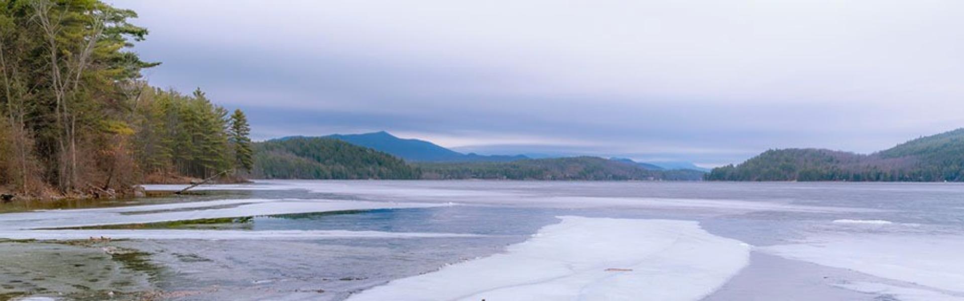 Schroon Lake Winter Shore