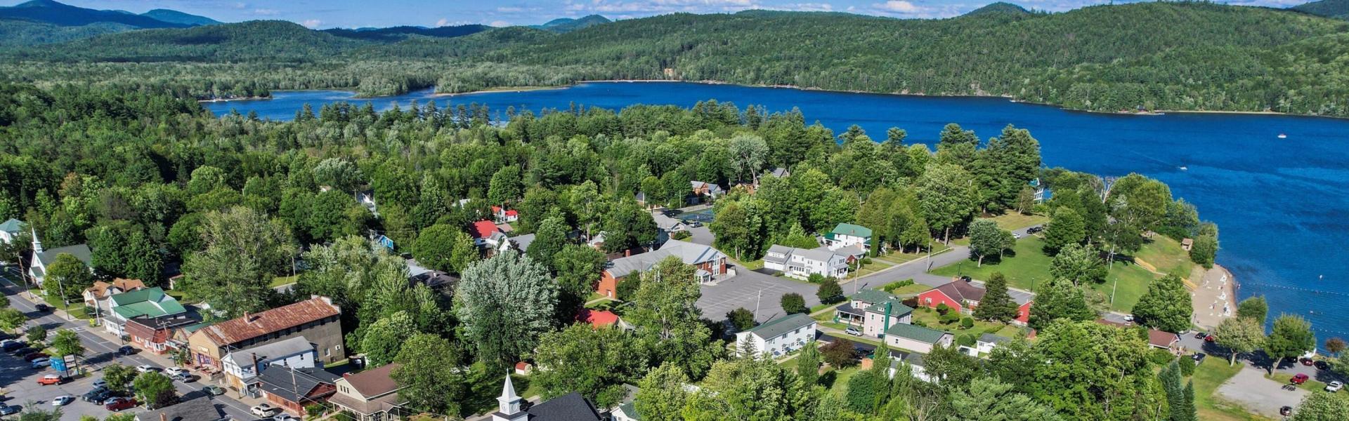 Town Aerial Shot