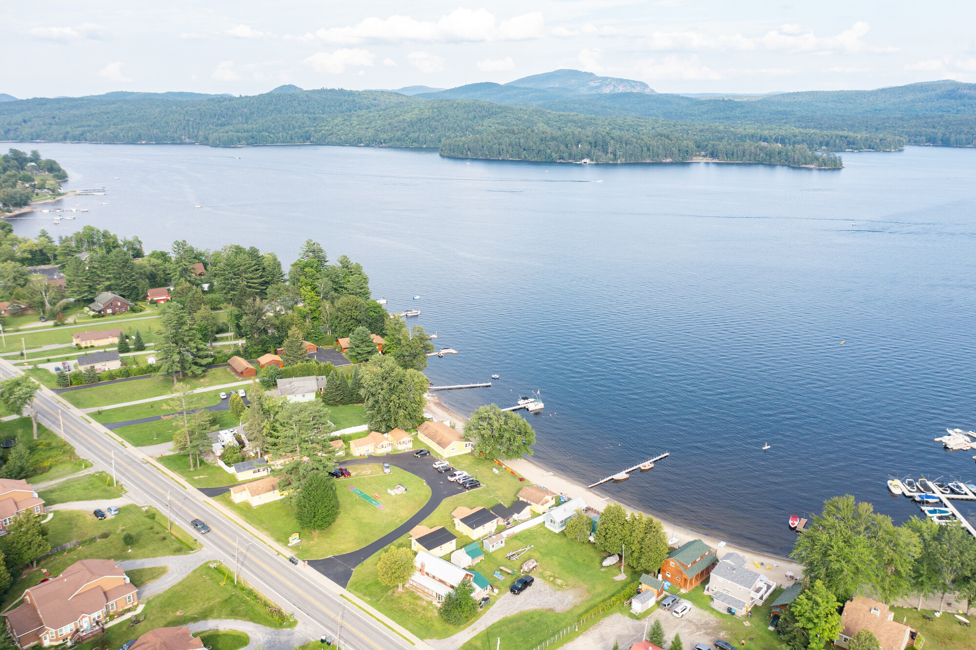 Aerial View of Schroon Lake