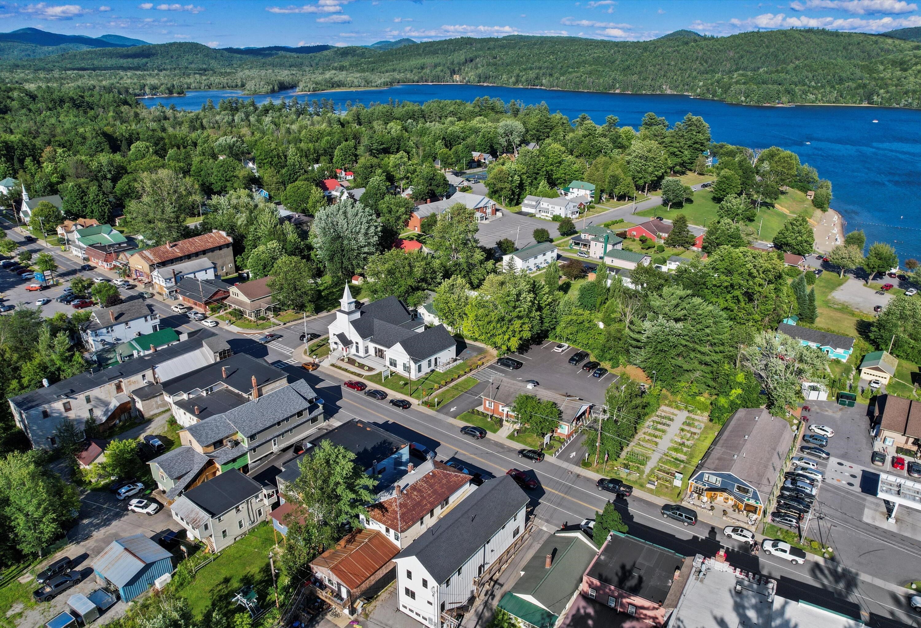 Main Street Drone Shot